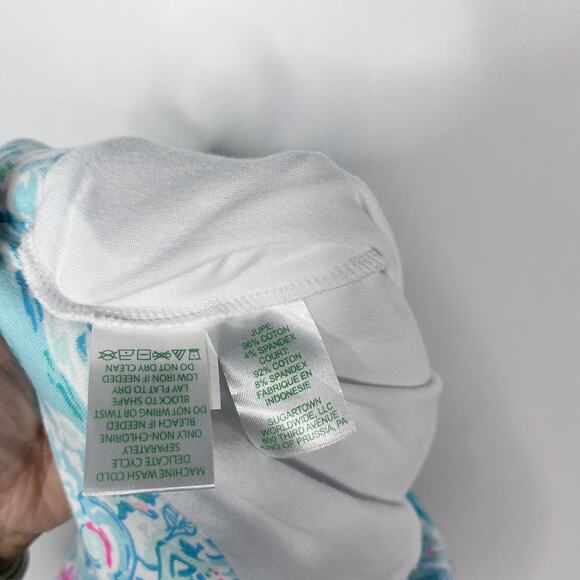 Lilly Pulitzer XXS Blue Green Madison Skort What A Lovely Place Print Shorts - Picture 8 of 11